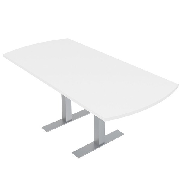 33.5 in W, 69.5 in L, 29 in H, Engineered Wood Top, White